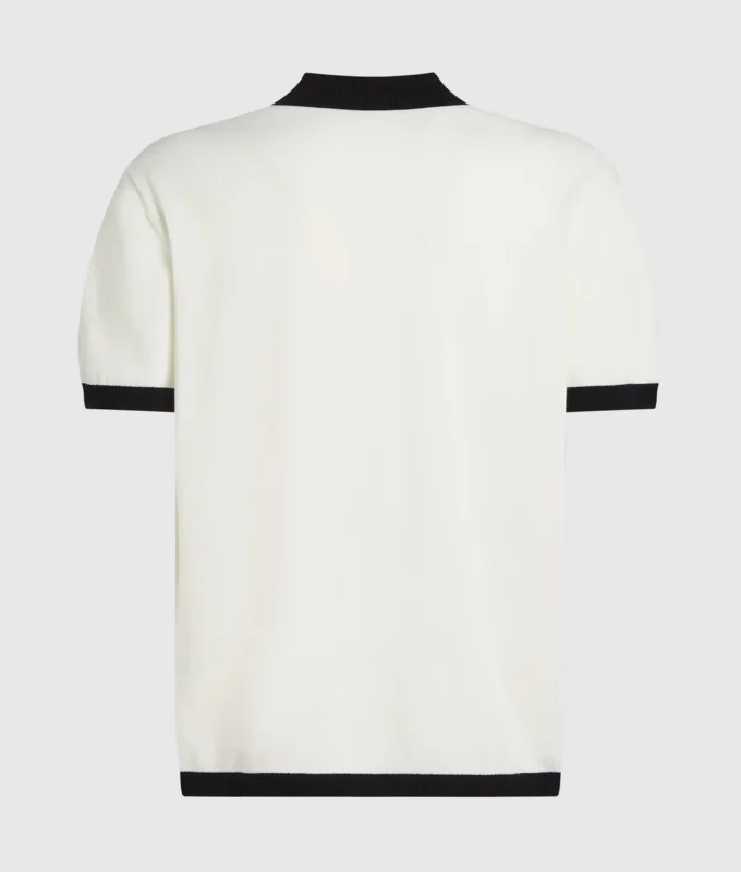Polo in maglia Monogram