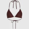 Reggiseno a triangolo smerlato