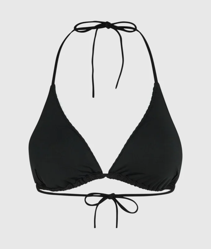 Reggiseno a triangolo smerlato