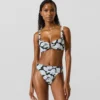 Reggiseno con stampa a ventaglio