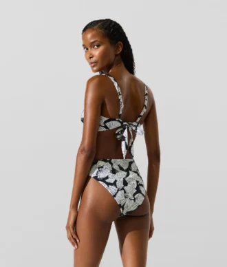 Reggiseno con stampa a ventaglio