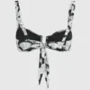 Reggiseno con stampa a ventaglio