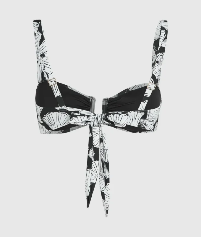 Reggiseno con stampa a ventaglio