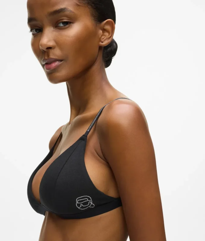 Reggiseno triangolare con strass Ikon