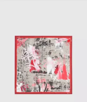 Sciarpa bandana con stampa graffiti Sciarpa bandana con stampa graffiti