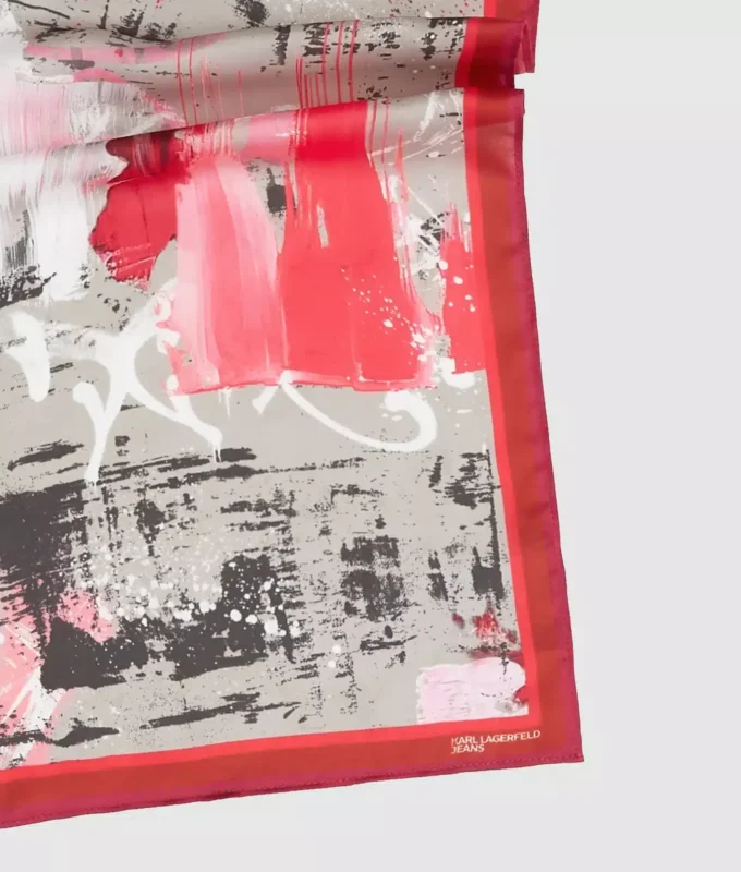 Sciarpa bandana con stampa graffiti