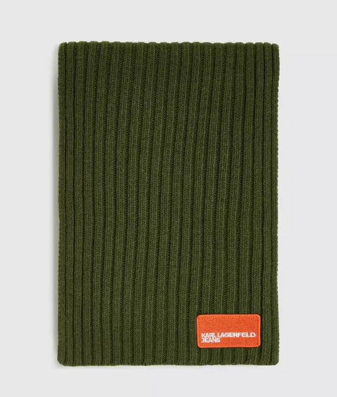 Sciarpa con patch logo
