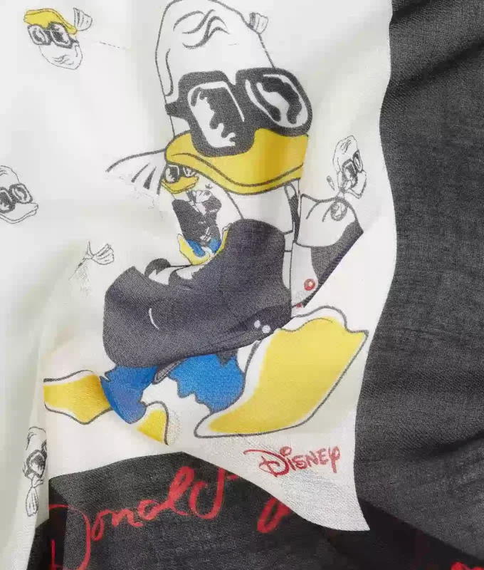 Sciarpa con stampa Disney x KL