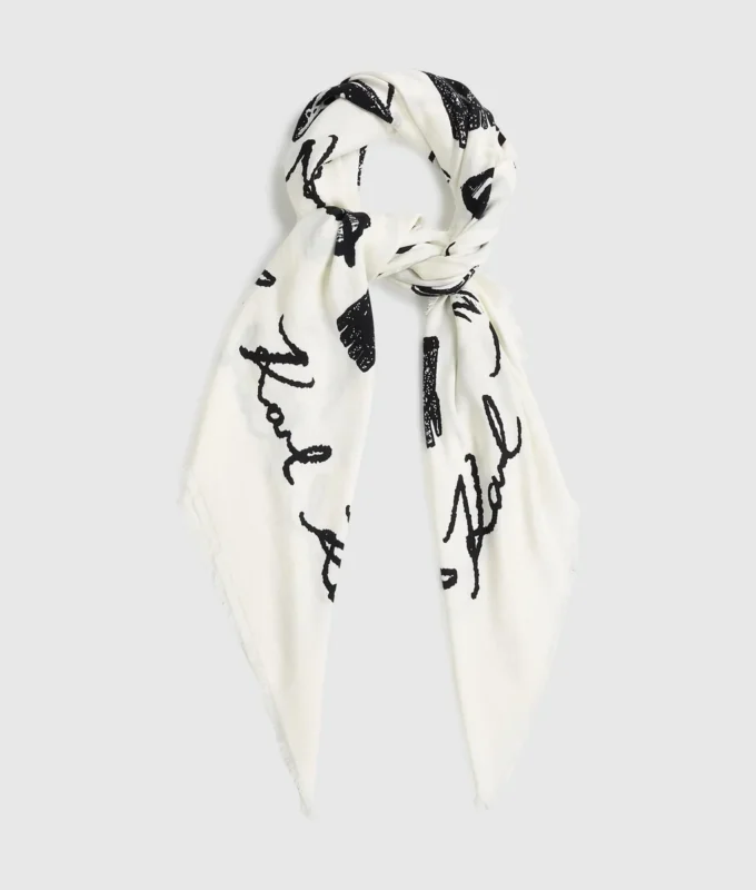 Sciarpa con stampa total look K/Signature Sciarpa con stampa total look K/Signature