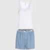 Set pigiama con canotta e pantaloncini Set pigiama con canotta e pantaloncini