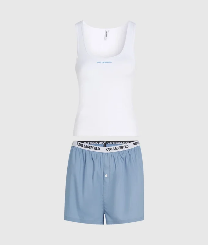 Set pigiama con canotta e pantaloncini Set pigiama con canotta e pantaloncini