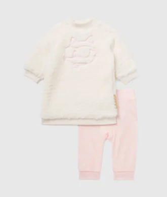 Set regalo con vestito e leggings Ikon per neonati