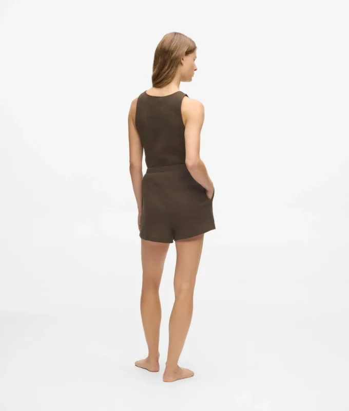 Shorts da casa in tessuto waffle Shorts da casa in tessuto waffle