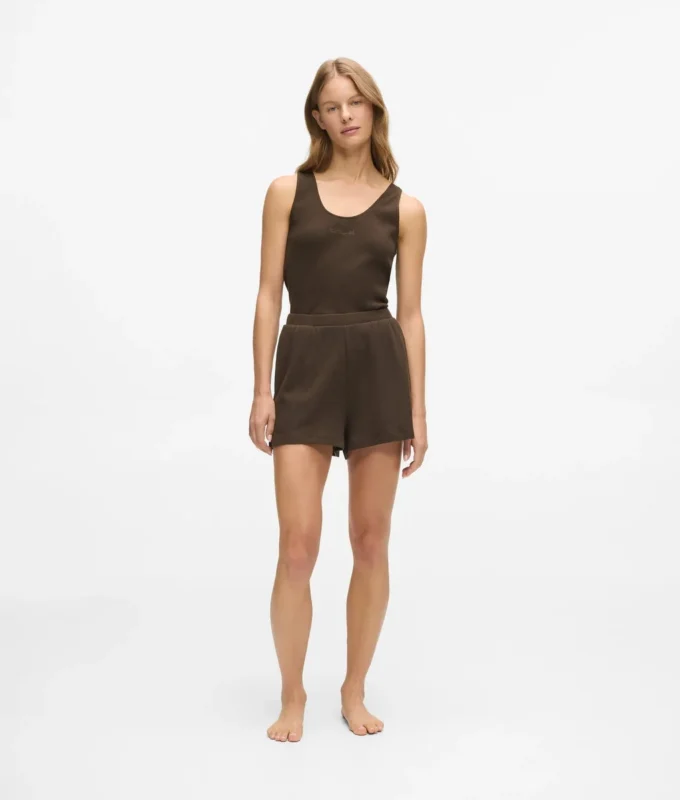 Shorts da casa in tessuto waffle Shorts da casa in tessuto waffle
