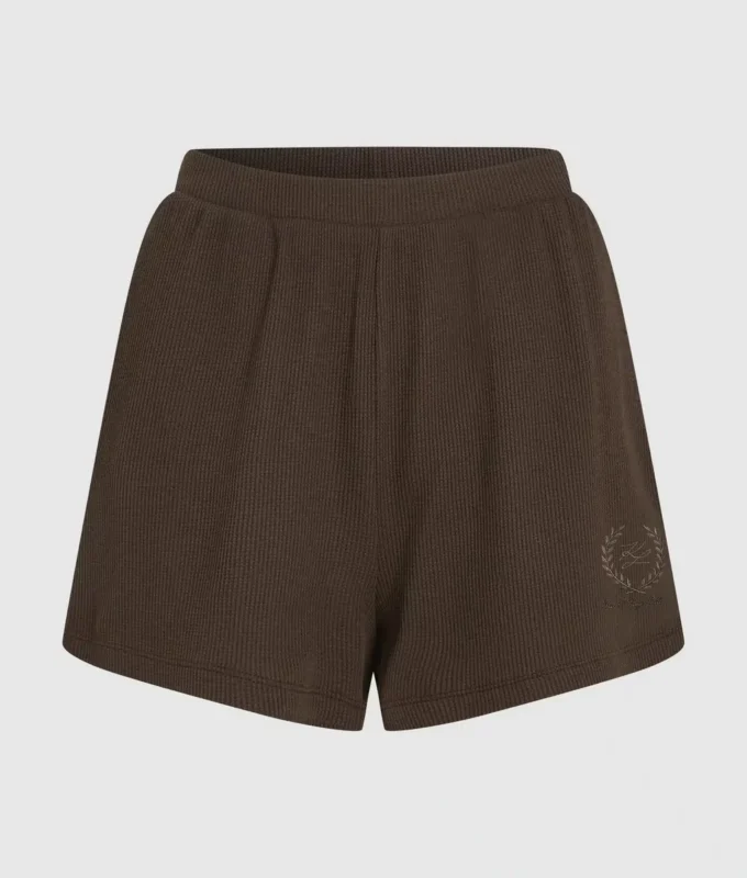 Shorts da casa in tessuto waffle Shorts da casa in tessuto waffle