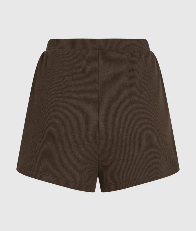 Shorts da casa in tessuto waffle Shorts da casa in tessuto waffle