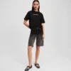 SHORTS IN DENIM OMBRÉ SHORTS IN DENIM OMBRÉ