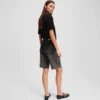 SHORTS IN DENIM OMBRÉ SHORTS IN DENIM OMBRÉ