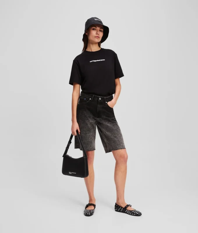 SHORTS IN DENIM OMBRÉ SHORTS IN DENIM OMBRÉ