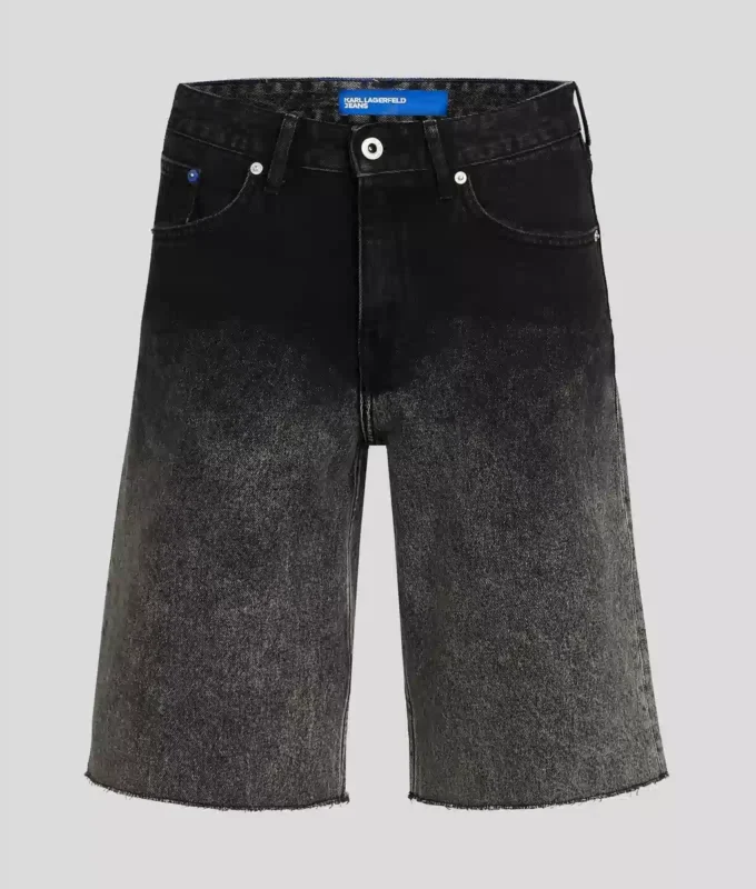 SHORTS IN DENIM OMBRÉ SHORTS IN DENIM OMBRÉ