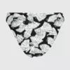 Slip bikini con stampa a ventaglio