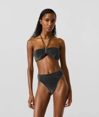 Slip bikini metallizzato