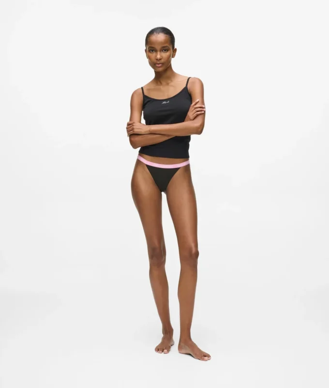 Slip brasiliani con cintura multicolore – confezione da 3 Slip brasiliani con cintura multicolore – confezione da 3