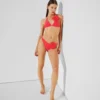 SLIP DA BAGNO A VITA ALTA CON FIORE SLIP DA BAGNO A VITA ALTA CON FIORE