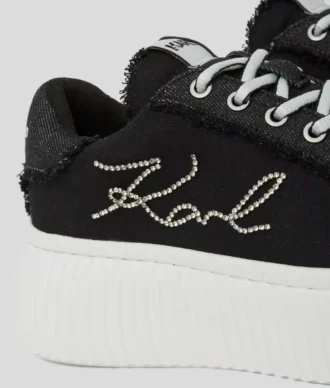 SNEAKER IN DENIM SIGNATURE KREEPER
