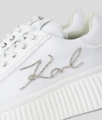 SNEAKER IN DENIM SIGNATURE KREEPER