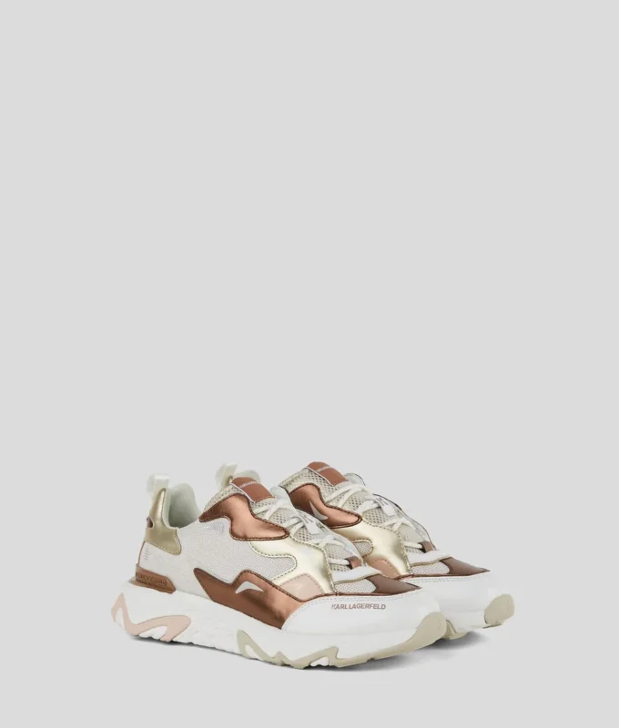 SNEAKERS BLAZE STRIKE IN PELLE METALLIZZATA