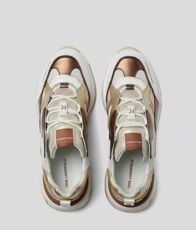 SNEAKERS BLAZE STRIKE IN PELLE METALLIZZATA