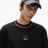 T-shirt a maniche lunghe con cuciture a contrasto T-shirt a maniche lunghe con cuciture a contrasto