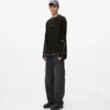 T-shirt a maniche lunghe con cuciture a contrasto T-shirt a maniche lunghe con cuciture a contrasto