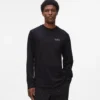 T-shirt a maniche lunghe con patch logo T-shirt a maniche lunghe con patch logo