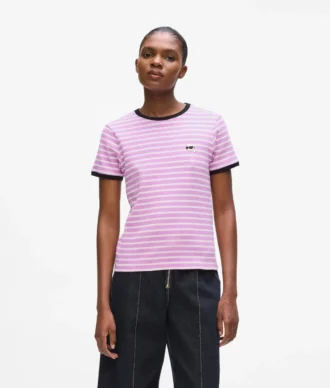 T-shirt a righe Ikon
