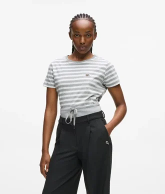 T-shirt a righe Ikon