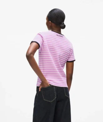 T-shirt a righe Ikon