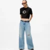 T-shirt boxy con logo Eclipse T-shirt boxy con logo Eclipse