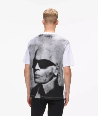T-shirt comoda con stampa Karl