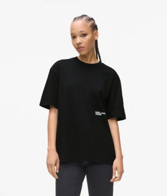 T-shirt comoda con stampa Karl