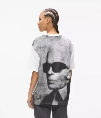 T-shirt comoda con stampa Karl