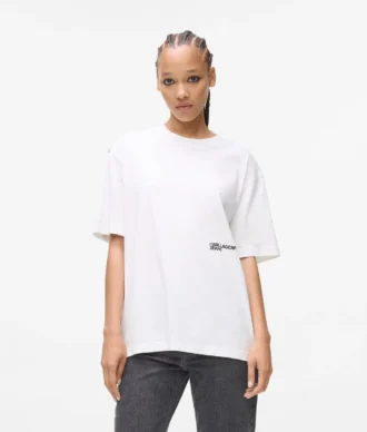 T-shirt comoda con stampa Karl