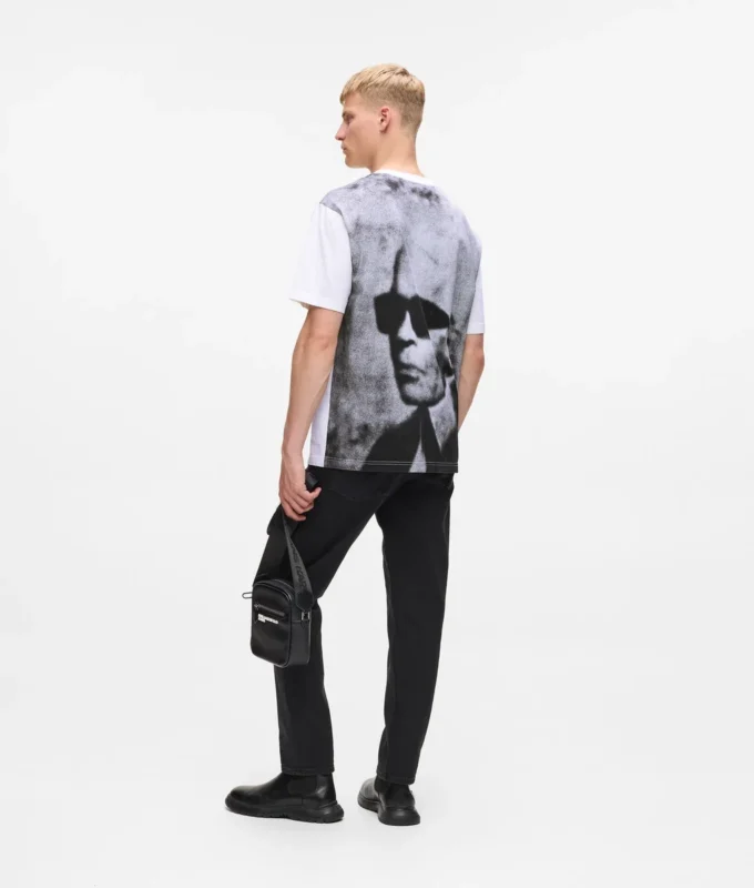 T-shirt comoda con stampa Karl T-shirt comoda con stampa Karl