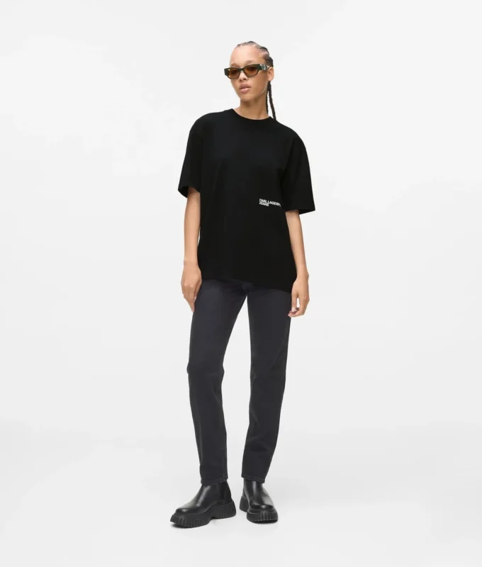 T-shirt comoda con stampa Karl T-shirt comoda con stampa Karl