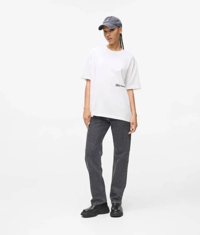 T-shirt comoda con stampa Karl T-shirt comoda con stampa Karl
