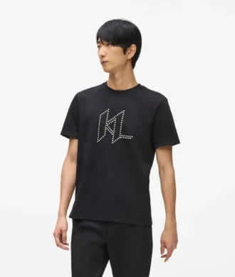 T-shirt con borchie Karl DNA