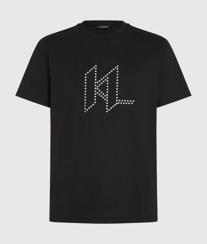 T-shirt con borchie Karl DNA T-shirt con borchie Karl DNA