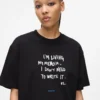 T-shirt con citazione di Karl T-shirt con citazione di Karl