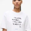 T-shirt con citazione di Karl T-shirt con citazione di Karl